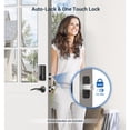 thumbnail image 6 of Veise Keyless Entry Door Lock with Handle, Electronic Keypad Deadbolt, Smart Door Locks, Black, 6 of 8