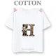 thumbnail image 3 of Camiseta de algodón con el alfabeto de Disney Mickey de la A a la Z, moda de verano para niños y niños, camisetas informales de cuello redondo y manga corta, 3 of 5
