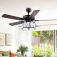 thumbnail image 4 of JONATHAN Y Circe 52" 3-Light Transitional Glam Drum Shade LED Ceiling Fan With Remote, Oil Rubbed Bronze/White, 4 of 10