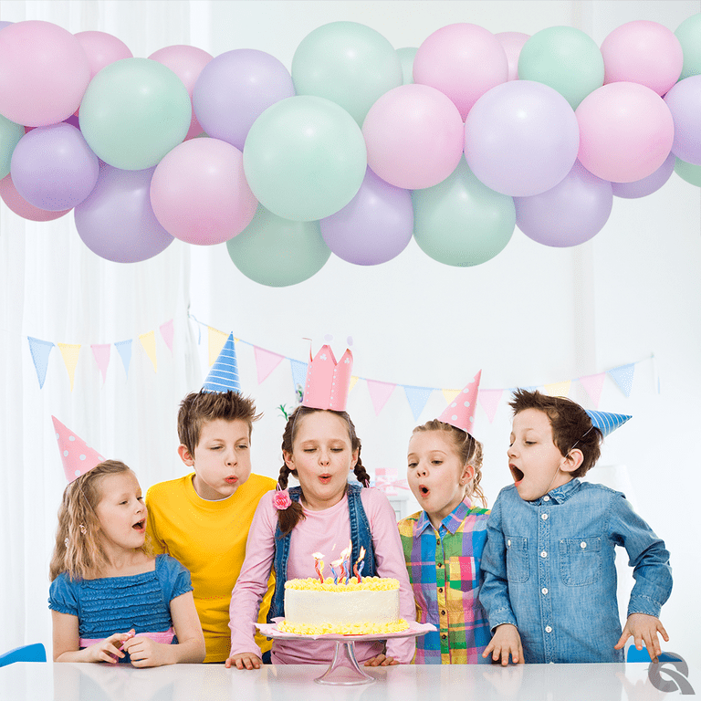 Pastel Rainbow Party-Decorations Supplies Streamers-Garland