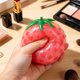 thumbnail image 4 of Pelota Antiestrés con Forma de Tomate y Bolitas de Agua: Un Adorable Juguete Sensorial para Aliviar La Ansiedad, Una Pelota Suave para Niños y Adultos, Ideal para Apretar En El Escritorio o Como Recu, 4 of 7