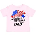 thumbnail image 3 of Inktastic My Favorite Veteran is My Dad Boys or Girls Toddler T-Shirt, 3 of 5