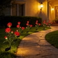 thumbnail image 6 of Solar Rose Garden Lights Outdoor Solar Powered, Color Changing LED Flower Stakes with 2 Modes for Yard Pathway Patio Lawn Décor, 6 of 6