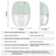 thumbnail image 5 of Hands Free Breast Pump Wearable Electric Breast Pump Lightweight with LED Display 2 Modes & 9 Suction Levels, 5 of 5