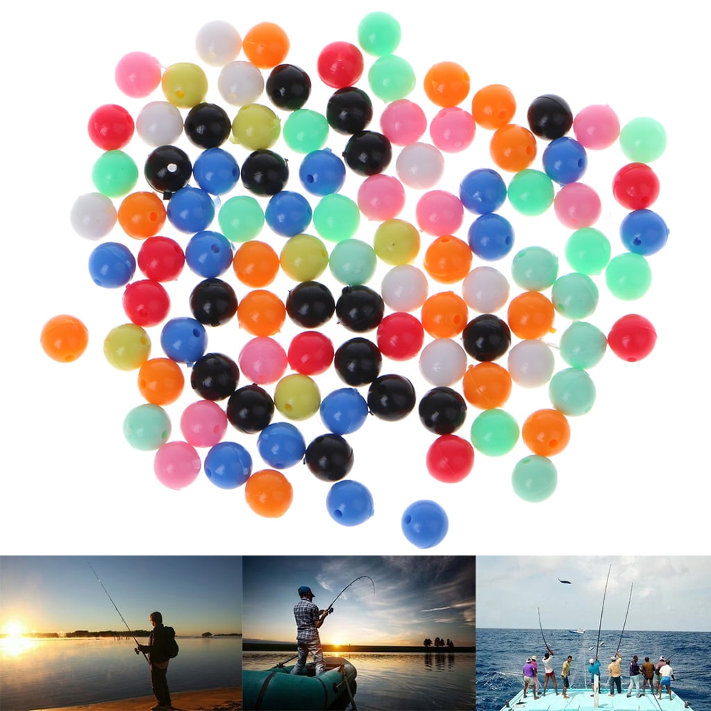 Details about   100Pcs 6/8mm Round Rig Beads Sea Fishing Lure Fishing Tackle Float Floating G7C6 