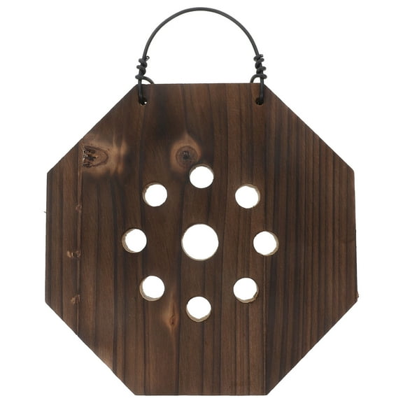 Masteelf Wooden Wall Mounting Board for Fern, Indoor Hanging Planter, Decorative Plant Holder for Home