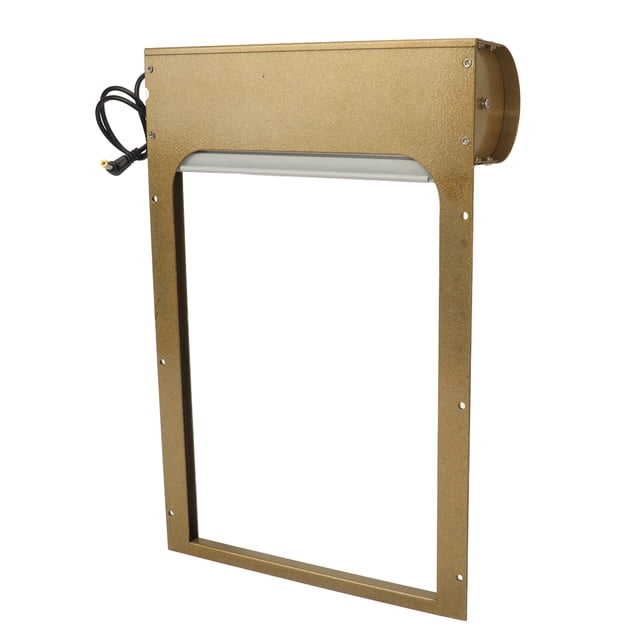 Automatic Chicken Coop Door for Farm, Battery Powered Metal Chicken Door Opener with Timer, LED Display Programmable Electric Chicken Coop Door for Chicken, Duck, Goose