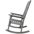 thumbnail image 6 of Tcbosik Outdoor Rocking Chair, Wood High Back Rocker, Lounge Chair for Porch, Patio, Garden, Deck, Backyard, Light Gray, 6 of 9