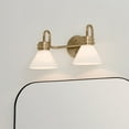 thumbnail image 6 of Champagne Bronze Two Light Bath from the Farum Collection, 6 of 8