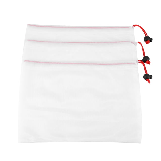 Bolsas de Malla Reutilizables ANGGREK para Almacenamiento de Frutas y Verduras 11 Uds.