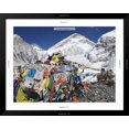 thumbnail image 5 of Art.com Prayer Flags at the Everest Base Camp Sign, Sagarmatha National Park, Himalayas Photographic Print by Christian Kober, Black Frame Wall Art, 40" x 32", 5 of 5