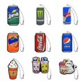 thumbnail image 2 of LLavero de PVC de 20 piezas, accesorios de serie de bebidas, bonito diseño, llavero personalizado, suministros para fiesta, regalo de cumpleaños, 2 of 4