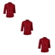 thumbnail image 5 of Wosthever Retro Chef Chaqueta Abrigo Uniforme Manga larga Hotel Cocina Ropa 3XL Rojo Type1 NO1, 5 of 6