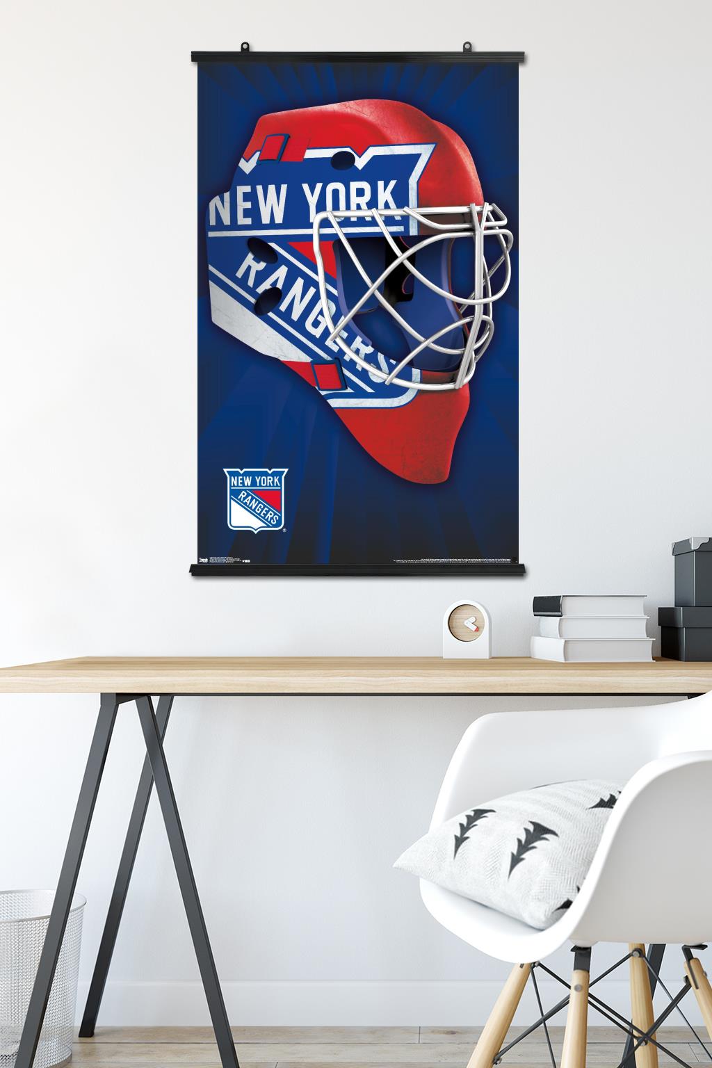 NHL New York Rangers - Mask 16 Wall Poster, 22.375" x 34"
