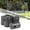 6PCS POLE END CAPS, variant on 6 Durable ABS Poles, Flat Sheet Steel with Protective Housing Pole Ends, Black 6PCS POLE END CAPS+6PCS SCREWS+1PCS SCREWDRIVER