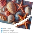 thumbnail image 3 of 500 Pieces Seashells Starfish Jigsaw Puzzle For Adults – Ocean Theme Adult Puzzles – Relaxing & Challenging Brain Teaser – Unique Artwork Great Gift Idea, 3 of 6