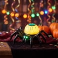 thumbnail image 5 of Tryvkinvive Halloween Spider Ornament,Light Up Eyeball Spider Decor for Halloween Decorations,Glowing Spider Figure for Halloween Indoor Outdoor Tabletop Party Decor, 5 of 6