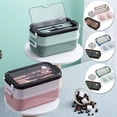 thumbnail image 3 of Bento Box Bento Lunch Box Caja de almacenamiento de alimentos a prueba de fugas para estudiantes Oficinista Muyoka Hogar, 3 of 6