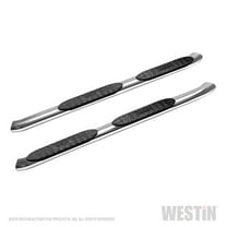 Westin 21-54060 PRO TRAXX 5" Oval Nerf Step Bars - Polished Stainless Steel Finish Fits select: 2021 JEEP WRANGLER UNLIMITED SPORT, 2018-2019 JEEP WRANGLER UNLIMITED SAHARA