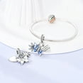 thumbnail image 4 of MULA Christmas Charm 925 Sterling Silver Xmas Snowflake Pendant Fit Bracelet Gifts for Women, 4 of 6