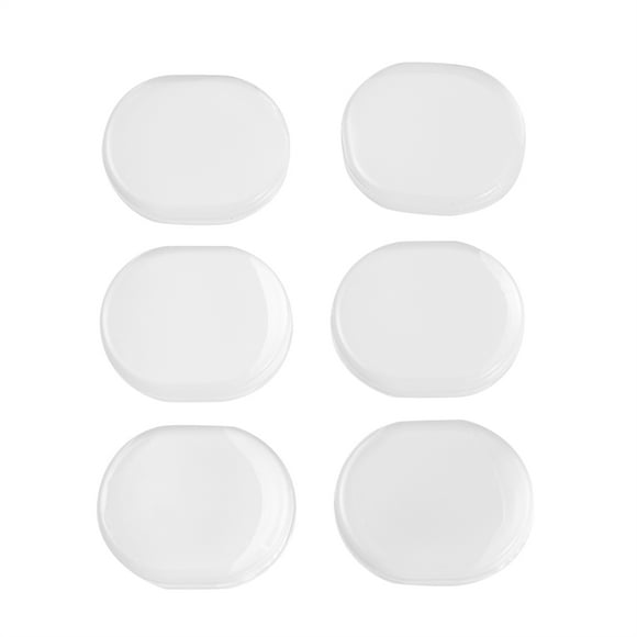 BRIGHTFUFU Gel de silicona antideslizante antiabrasión DIY Calcomanía para zapatos (6 piezas)