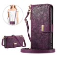 thumbnail image 3 of Flip Case for FOXDOCK Samsung Galaxy A16 Wallet Function Floral Embossed Gift Choice Full Protection Kickstand Viewing, 3 of 6