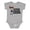 AC-Heather Grey, variant on Future Cheerleader Girls Baby Bodysuit