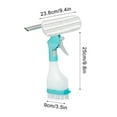 thumbnail image 3 of 4-in-1 Window Glass Cleaner Scraper Brush with Spray Bottle | Double-Sided High-Rise Squeegee | 10 Inch Multifunctional Tool for Home, Car Windshield, Bathroom, Shower, Mirror Cleaning | Lightweight, 3 of 8