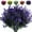Purple, variant on Morttic 8 Bundles Artificial Lavender Flowers Outdoor UV Resistant Fake Plastic Flowers Faux Plastic Shrubs for Indoor Outdoor Window Home Garden Decoration (Purple)