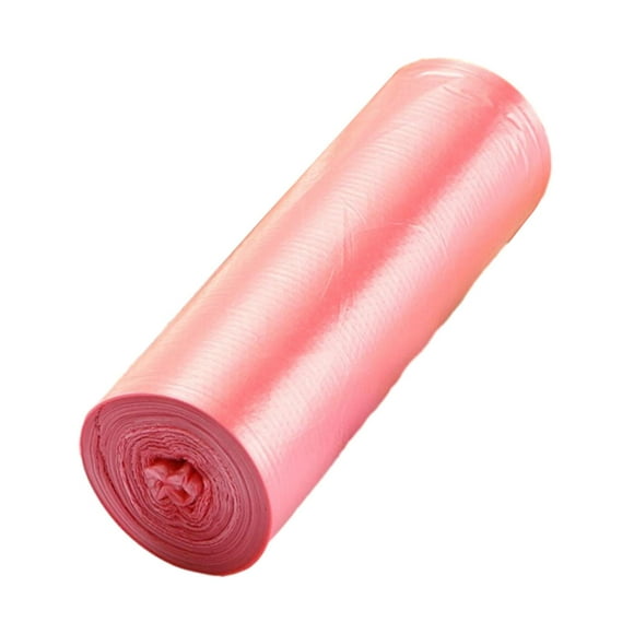 Bolsas de basura para baño, 100 unidades, resistentes y a prueba de fugas. Rosa