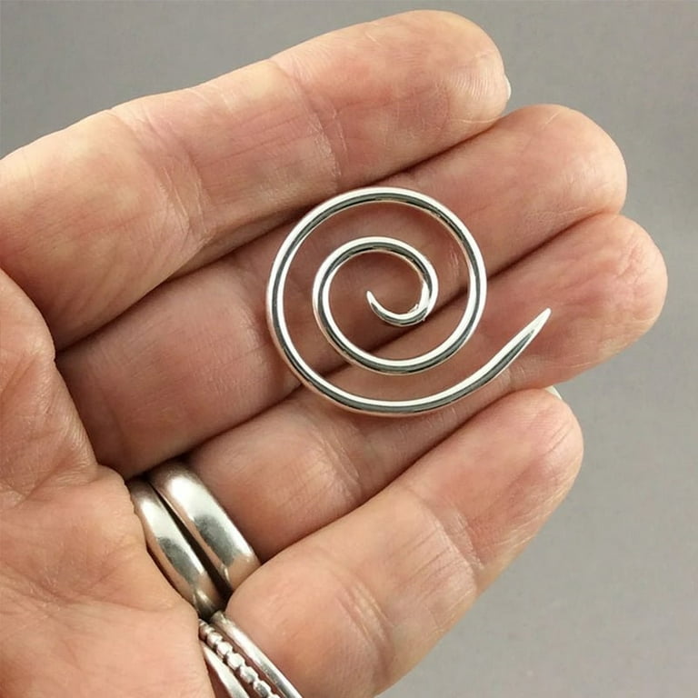 Sterling silver stitch markers for knitting and crochet, small cable needles  now in 2 sizes