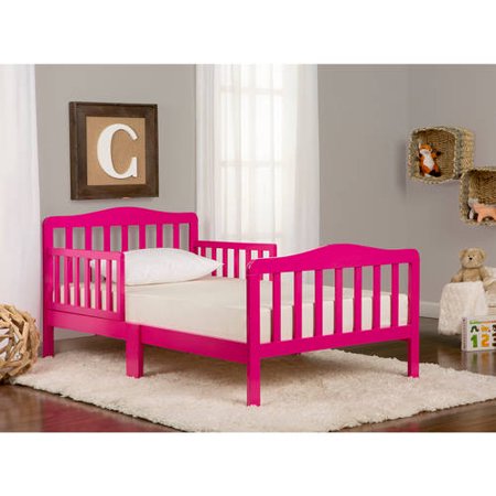 Dream On Me Classic Design Toddler Bed, Fuchsia Pink - Walmart.com - This button opens a dialog that displays additional images for this product  with the option to zoom in or out.