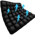 thumbnail image 2 of FEOLGEHLY 16.5x16.5in Inflatable Air Seat Cushion, Pressure Relief Breathable Non Slip Seat Pad for Tailbone Pain, Adjustable Firmness Waterproof Cushion for Office Chair Car Wheelchair Travel, 2 of 4