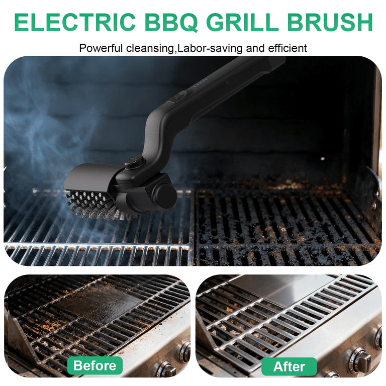 KOYMISKU Electric Grill Brush, Rechargeable 3-Speed photo 7