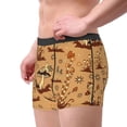 thumbnail image 3 of Kdxio Men's Boxer Briefs with Brown Mushrooms Print - Comfortable and Breathable Underwear for Everyday Wear, 3 of 7
