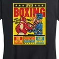 thumbnail image 3 of Rock 'Em Sock 'Em Robots - Live Boxing Poster - Women's Short Sleeve Graphic T-Shirt, 3 of 5