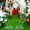 thumbnail image 2 of 2x Iron Moon Arch Stand Crescent Moon Wedding Backdrop Flower Holder Venue Decor, 2 of 12