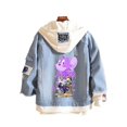 thumbnail image 1 of Chaqueta vaquera con patrón Tom y Jerry Cosplay Naruto Sasuke moda, 1 of 2