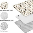 thumbnail image 5 of Brown Mushroom Fern Light Pattern Bathroom Rugs Sets 3 Piece,Toilet Cover Set,Absorbent Non Slip Bathroom Mats Sets with U-Shaped Contour Rug Toilet Rug Set, 5 of 5