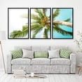 thumbnail image 2 of IDEA4WALL 3 Piece Canvas Wall Art Tropical Palm Trees Canvas Prints Framed Wall Art Decor, 2 of 4
