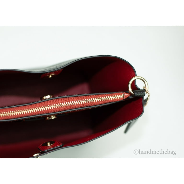 Coach CA177 Mollie 22 Block Bag Small Doublefaced Leather Bucket  