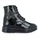 thumbnail image 1 of Botas Niña Charol Zapatos Botines Negro, 1 of 5