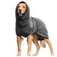 thumbnail image 5 of Chaleco de algodón y cálido para mascotas Greeniant albornoz para perros toalla transpirable Gris S, 5 of 6