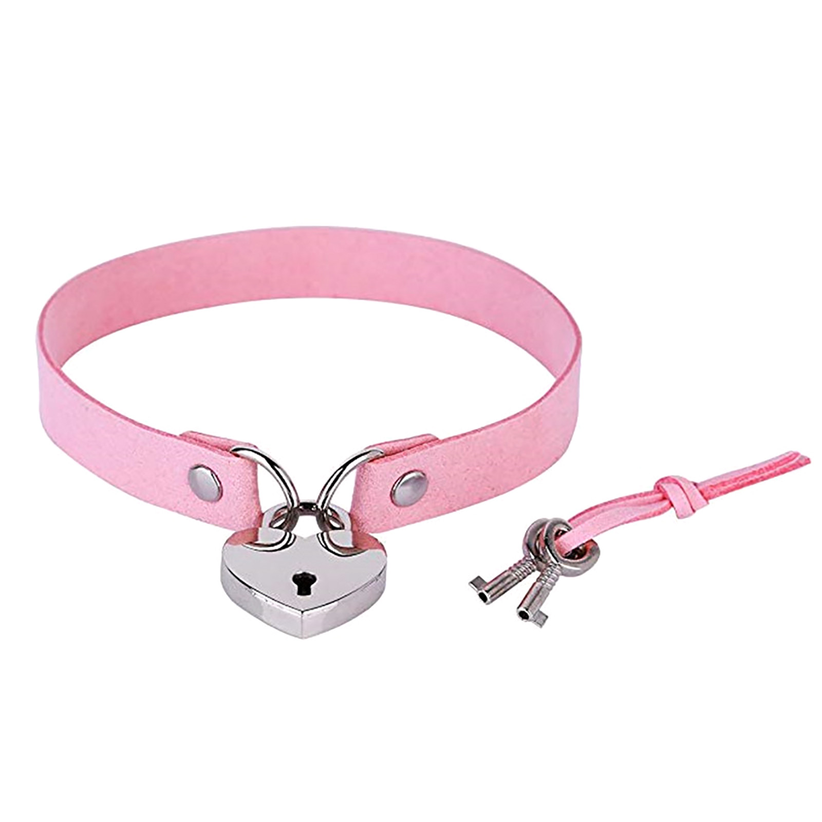dog collar with lock and key