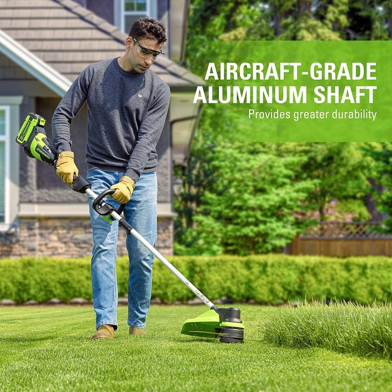 Greenworks 40V 17-Inch Brushless String Trimmer, 8Ah Battery and