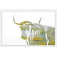 thumbnail image 2 of "Yellow Steer" Framed Painting Print, 2 of 6
