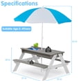 thumbnail image 2 of Durable Cedar Construction | 3-in-1 Table for Picnics, Sand and Water Fun | Ensure a Long-Lasting and Enjoyable Playtime, 2 of 5
