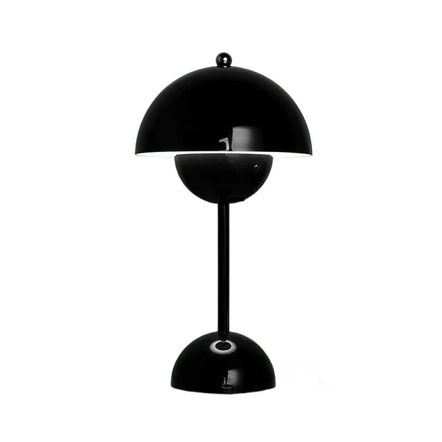 Lampe Moderne à Bourgeon de Fleur Tactile à Intensité Réglable 1800 mAh Rechargeable Lampes de Bureau Non Rdic Minimaliste Champignon Lampes de Pièce Rétro Lampe de Chevet pour Chambre Salon Lampes Mignonnes Projecteur de Chambre Veilleuse