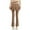 Khaki, variant on Flare Yoga Pants for Women Soft Comfy High Waisted Bell Bottom Bell Bottom Leggings with Wrap Skirt Bootcut Workout Pants