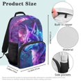 thumbnail image 7 of Aplkyhs School Backpack for Students Pink Highland Cow Print Age 6-18 Large Capacity Ergonomic Padded Adjustable Shoulder Straps Unisex Back to School Backpack for Elementary Middle High School Boys, 7 of 7